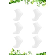 Kardeşler Çorap Bambu Erkek Yarım Konç Çok Renkli Çorap Dikişsiz 4'Lü Paket