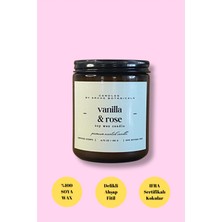 Arche Botanicals Vanilla&rose Kokulu Soya Mumu
