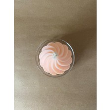 Arche Botanicals Dekoratif Spiral Vanilya Kokulu Açık Turuncu Soya Mumu