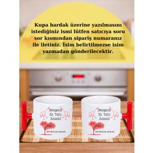 Asay Baskı Anneler Gününe Özel Kişiye Özel T Kulplu Kupa Bardak