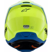 Alpinestars Sm3 Youth Radium Off-Road Çocuk Genç Motosiklet Kaskı Sarı  Siyah  Mavi