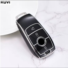 Mercedes Glc X167 Siyah-Silver Anahtar Kılıfı