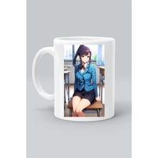 Sung Jinah Karakter Anime Solo Leveling Baskılı Beyaz Klasik Kupa Bardak