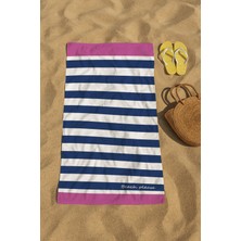 Plaj Havlusu, Deniz Havlusu, Şezlong Havlusu, Baskılı Havlu, 80 x 150 cm