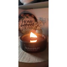 Siyah Odunsu Sandal Kokulu Soya Wax Mum 250ML