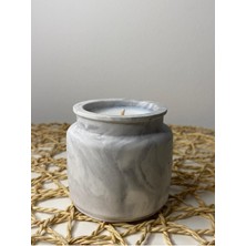Arche Botanicals Beton Kap Incir Kokulu %100 Soya Mumu - Mermer Efektli