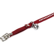 Beeztees Kedi Boyun Tasması, Swarovski Taşlı, Kırmızı, 24,5-30cm