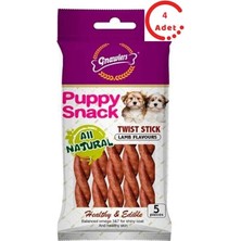 Gnawlers Twist Stick Kuzu Etli Köpek Ödülü 5'li Paket x 4 Adet