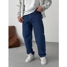 Wkm Casual Erkek Baggy Denim Kot Pantolon
