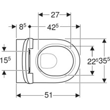Geberit Smyle Round Rimfree Asma Klozet ve Kapak Seti 503.084.00.1
