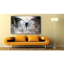 Kelebek Desen Dekoratif Kanvas Tablo