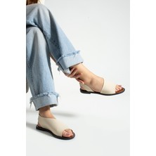 Slipcat Pwr Önü Açık Kadın Sandalet Yazlık Ayakkabı Babet