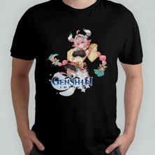 Pixxa Genshin Impact Varesa Unisex %100 Pamuklu Bisiklet Yaka T-Shirt