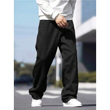 Wkm Erkek Casual Baggy Denim Jean Kot Pantolon