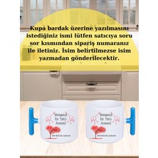 Asay Baskı Anneler Gününe Özel Kişiye Özel T Kulplu Kupa Bardak