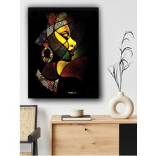 Dekoratif Soyut Kadın Kanvas Tablo