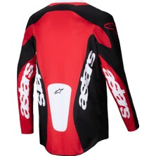 Alpinestars Racer Veil Kros Motosiklet Jerseyi Siyah  Kırmızı  Beyaz