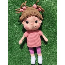 Sevimli Örgü Bebek Boo 24 cm