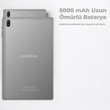 oneblue T10 10.1 İnç Ekran Wi-Fi Tablet – 4 GB RAM, 64 GB Depolama, Android 13