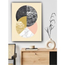 Modern Dairesel Desenler Kanvas Tablo