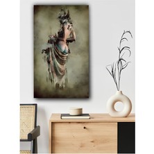 Soyut Kadın Kanvas Tablo