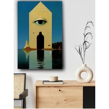 Claır Psikedelik Göz Kanvas Tablo