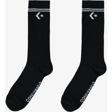 Converse Star Chevron 2li Siyah Çorap E1025B