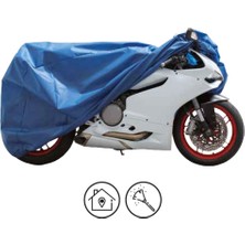 Spinelli Puff Motosiklet Brandası (Ds) Mavi
