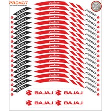 Bajaj Pulsar F250 Uyumlu Jant Şeridi Motorsiklet Jant Kaplama Sticker  1