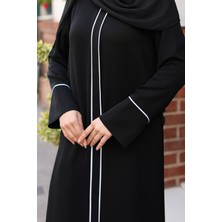 Kadeem Giyim Biyeli Dubai Ipeği Abaya-Ferace