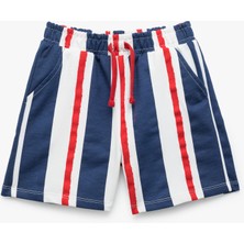 Koton Pamuklu Cep Detaylı Çizgili Beli Bağcıklı Şort