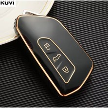 Volkswagen Id.3 Id.4 Anahtar Kılıfı Siyah-Gold