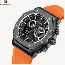 Yeni Model Naviforce Dijital Analog Alarmlı Aydınlatmalı Spor  Kol Saati