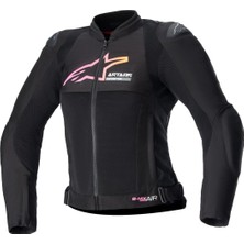 Alpinestars Stella Smx Air Yazlık Kadın Korumalı Motosiklet Montu Siyah  Pembe