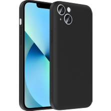 Tekno Grup Apple iPhone 14 Kılıf Kamera Korumalı Kartlık Hazneli Tkgn Vitra Kapak - Siyah