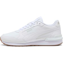 Puma Erkek St Runner V4 L Beyaz Spor Ayakkabı Nefes Alabilir Yapı ile Koşu ve Yürüyüş İçin İdeal