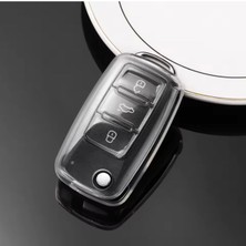 Volkswagen Tiguan Şeffaf Anahtar Kılıfı 2009-2015