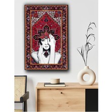 Halı Desen Modern Kanvas Tablo