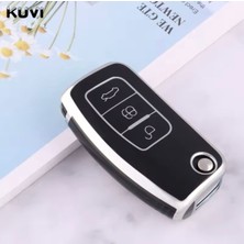 Ford Kuga Anahtar Kılıfı Siyah-Silver