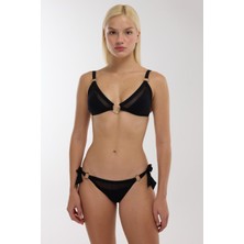 Ayyıldız 5702 Siyah Kapsız Bikini Takımı
