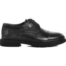 Aspor Siyah  Deri Erkek Klasik Ayakkabı