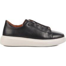 Pierre Cardin Siyah  Deri Erkek Casual Ayakkabı