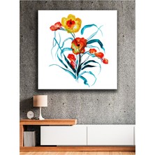 Renkli Çiçek Buketi Kanvas Tablo