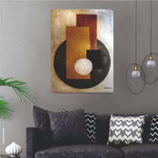 Van Gogh Tarzı Vazo-Kanvas Duvar Tablo