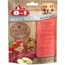 8 In 1 Freeze Dried Tahılsız Kurutulmuş Ördek ve Elmalı Köpek Ödül Maması 50 gr