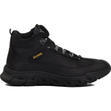Bulldozer Siyah Nubuk  Deri Sneaker Erkek Bot