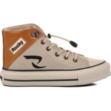 Walkway Bej Taba Çocuk Hi Sneaker Ayakkabı