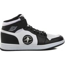 Walkway Siyah Beyaz Erkek Hi Sneaker