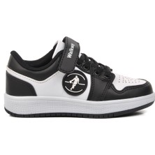 Walkway Siyah Beyaz Çocuk Spor Ayakkabı