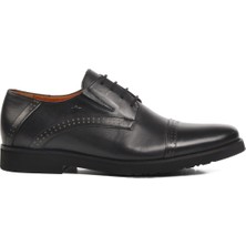 Dr.Flexer Siyah  Deri Erkek Klasik Ayakkabı